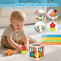 LearnToy cups support stacking and counting through color and size cues