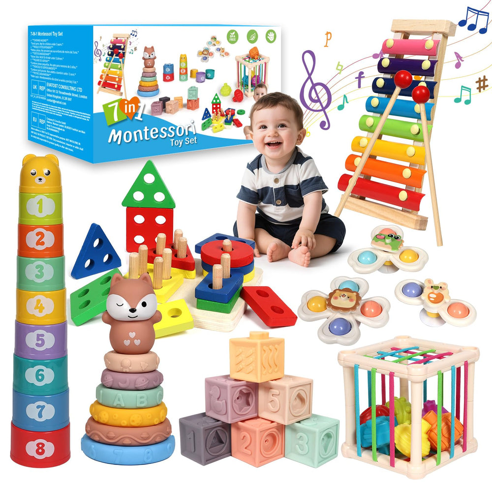 LearnToy stacking blocks enhance fine motor skills and coordination for toddlers
