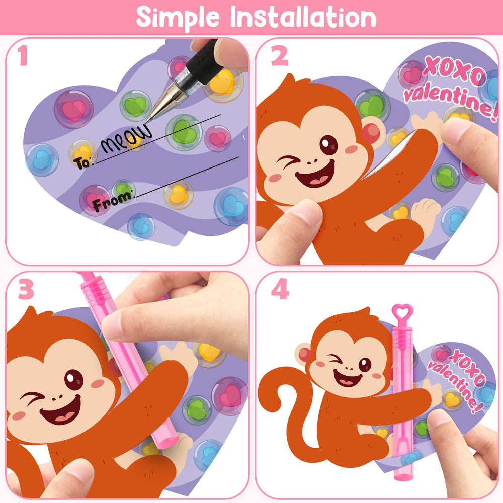 LEASEN perforated card design allows threading the wand for creative display.