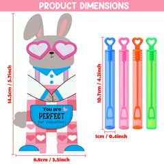 LEASEN colorful mini bubble wands in pink, orange, blue, green brighten exchanges.