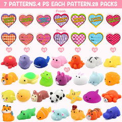 LEASEN red heart cases for secure mochi storage and gifting