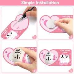 LEASEN Valentine party favors for kids for classroom events