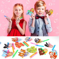 LEASEN durable bubble wands and cards for playtime