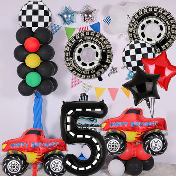 Lebeili number 4 balloon (40-inch) marks the milestone in style.