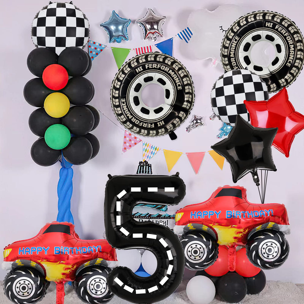 Lebeili number 4 balloon (40-inch) marks the milestone in style.