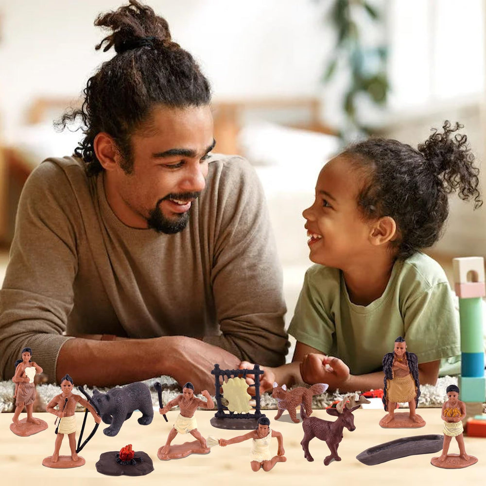 LEBERY deer, bear and fox figures, create lively natural scenes for learning corners.