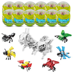 LEBOCADO 6-in-1 insect blocks in an egg pack for imaginative play.