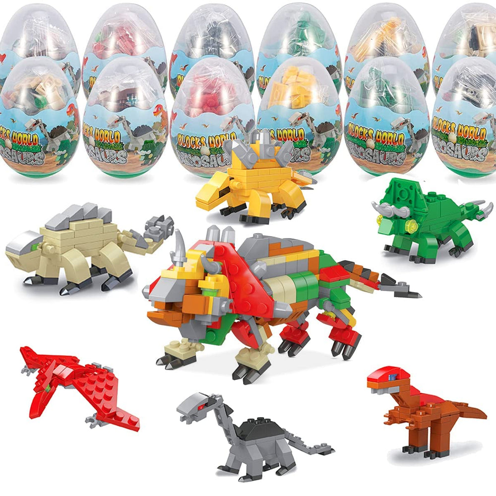 LEBOCADO 6-in-1 dinosaur building blocks for imaginative play and STEM learning