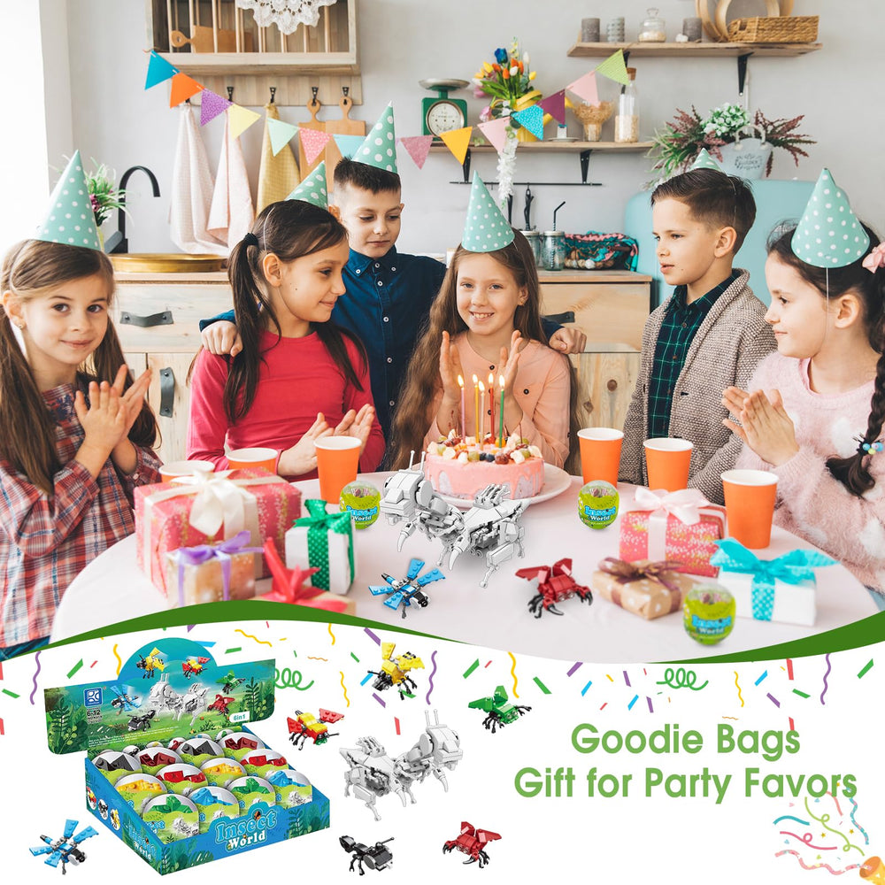 LEBOCADO durable blocks ensure long-lasting insect adventures and repeated building fun.