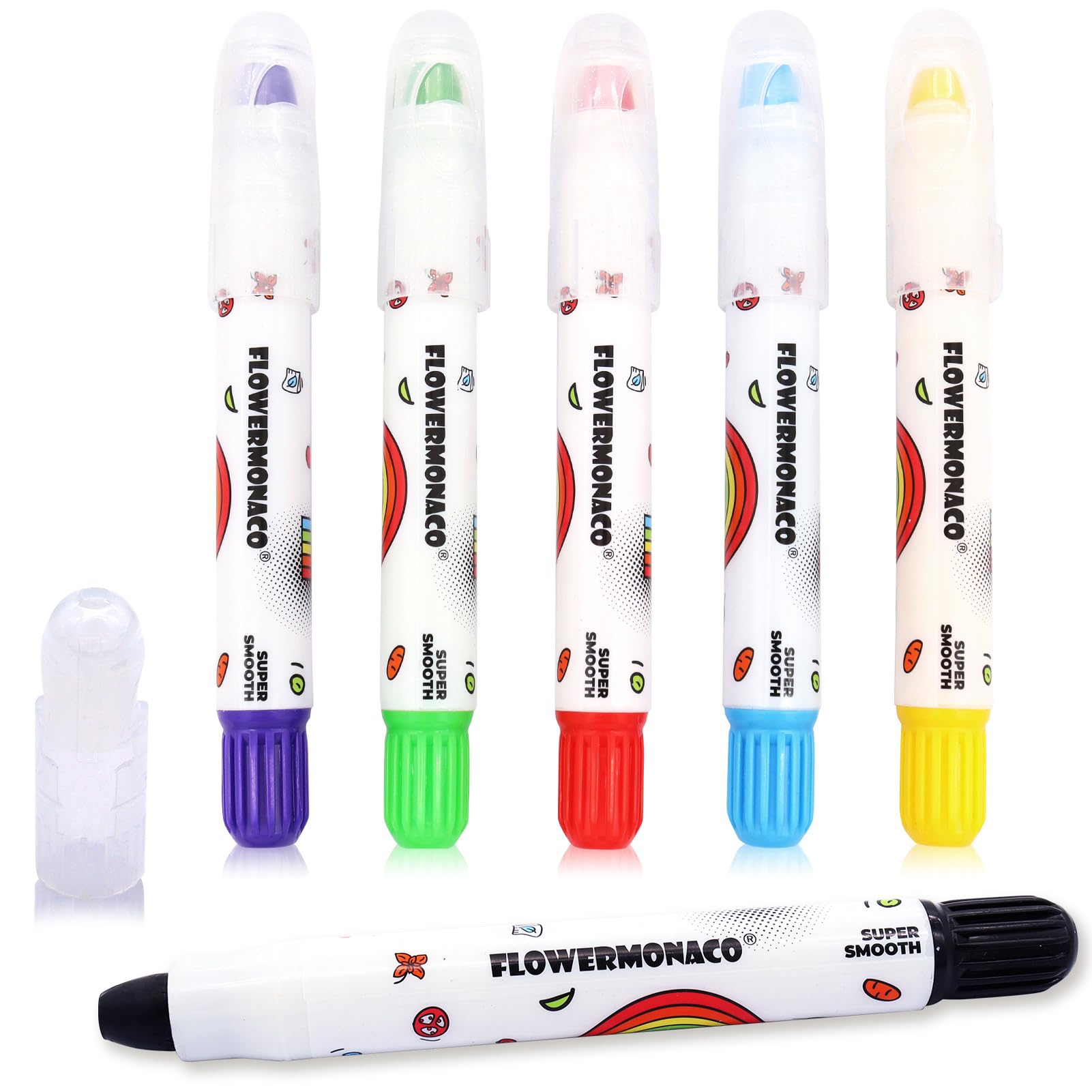 Lebze jumbo crayons for toddlers - sturdy container keeps colors organized.