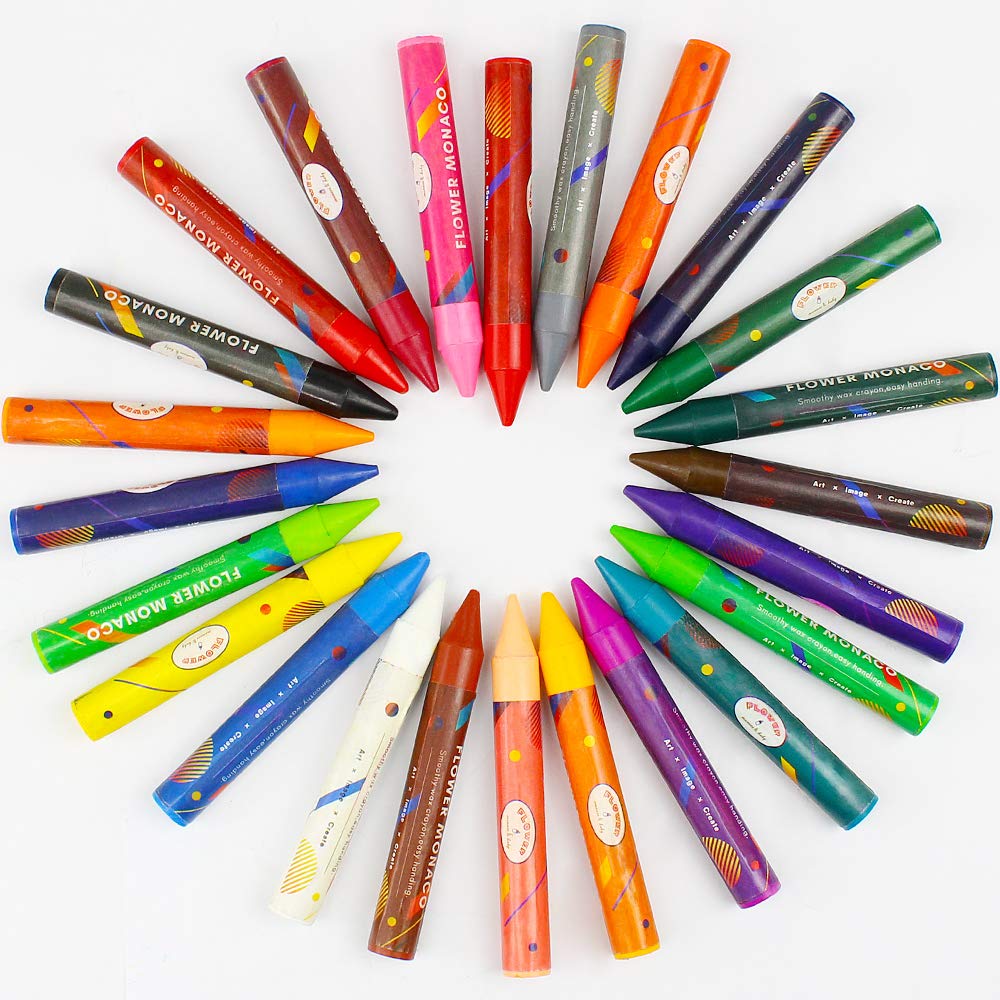 Lebze 24 colors inspire color naming and fine motor practice.