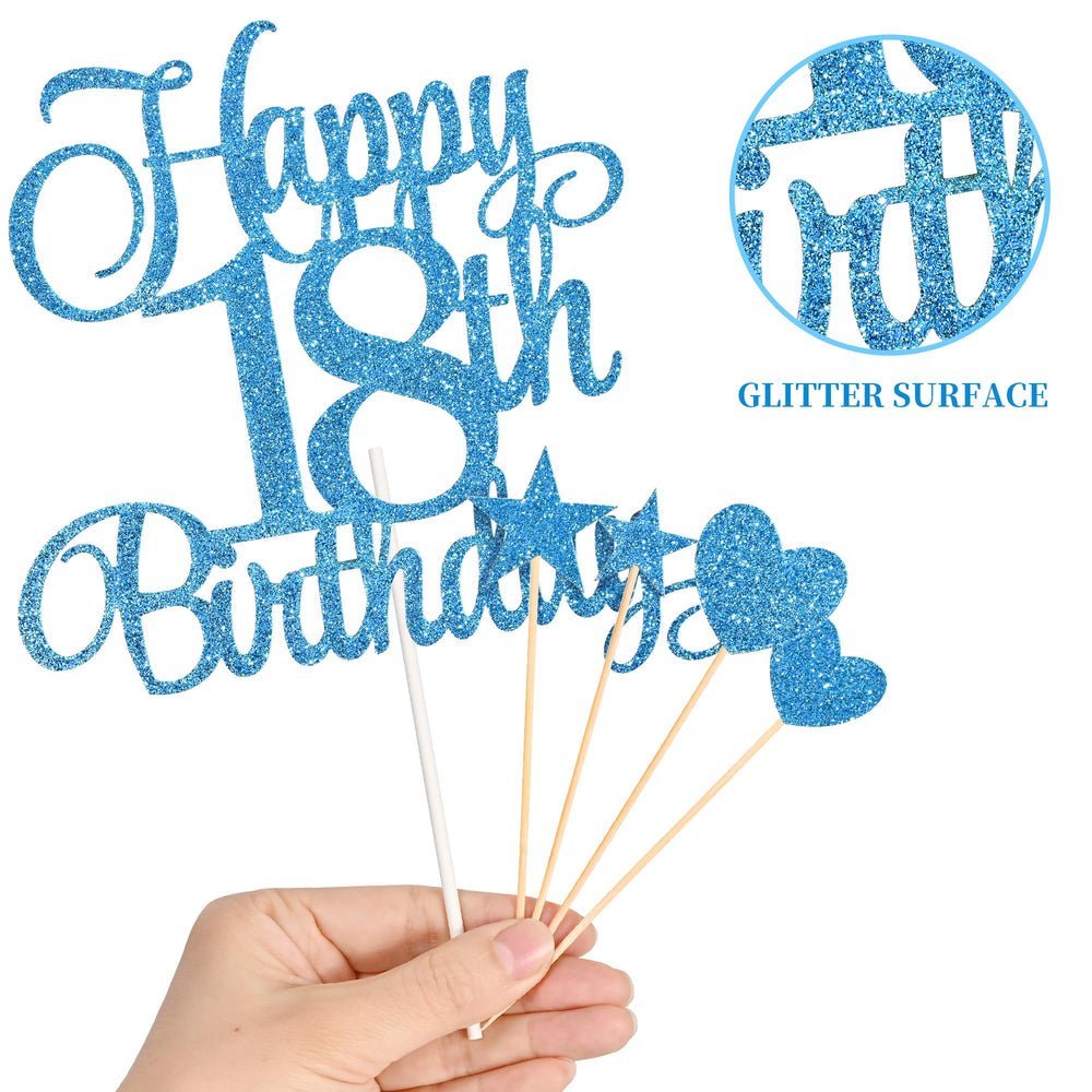Lecferrarc 18th numeral candles for bright cake illumination.