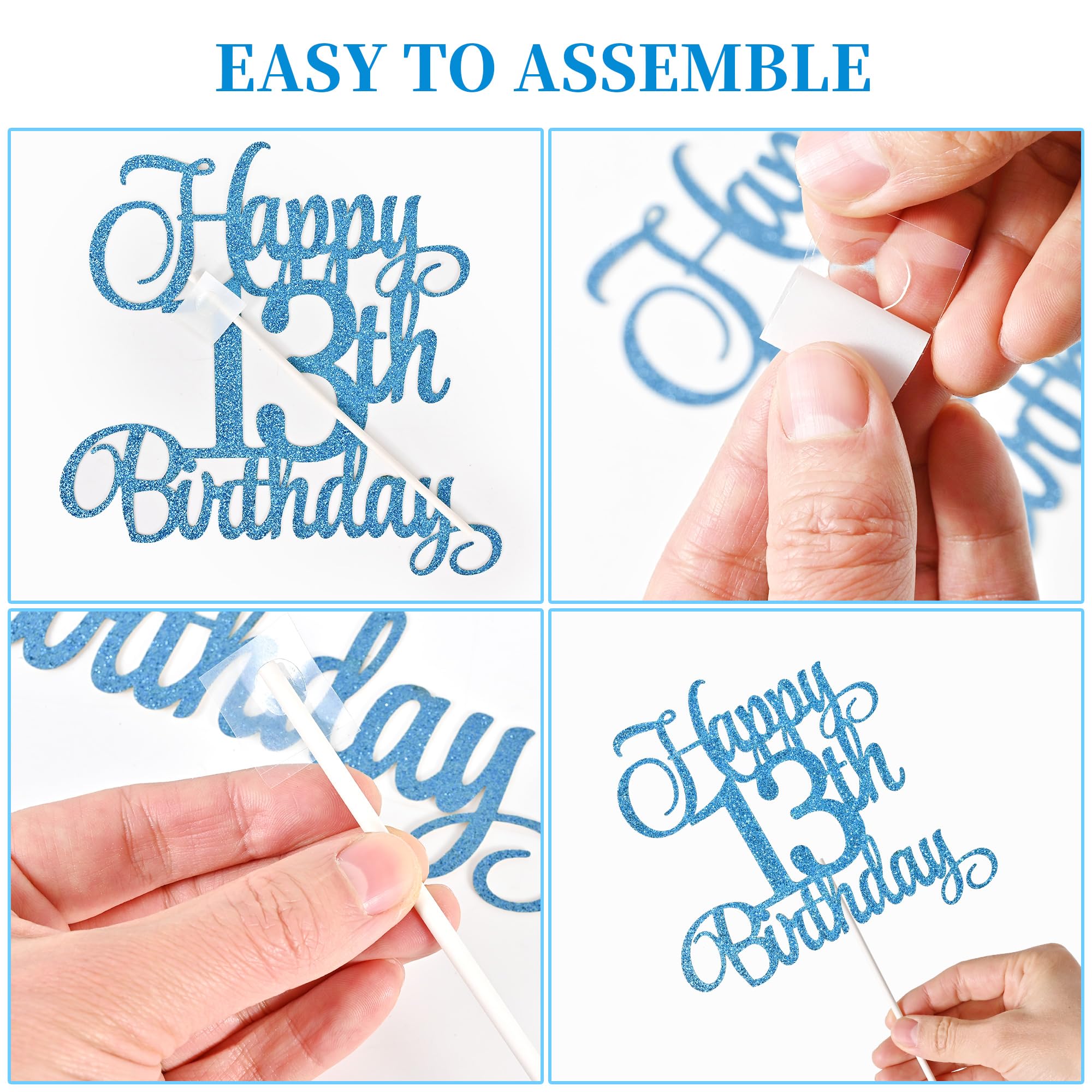 Lecferrarc Cake Decor Kit laid out for simple setup and display