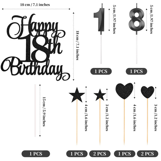 Lecferrarc Glitter Star Topper provides a shimmering focal point on celebration cakes.