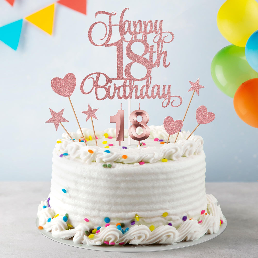 Lecferrarc small glitter heart toppers elevate cake styling