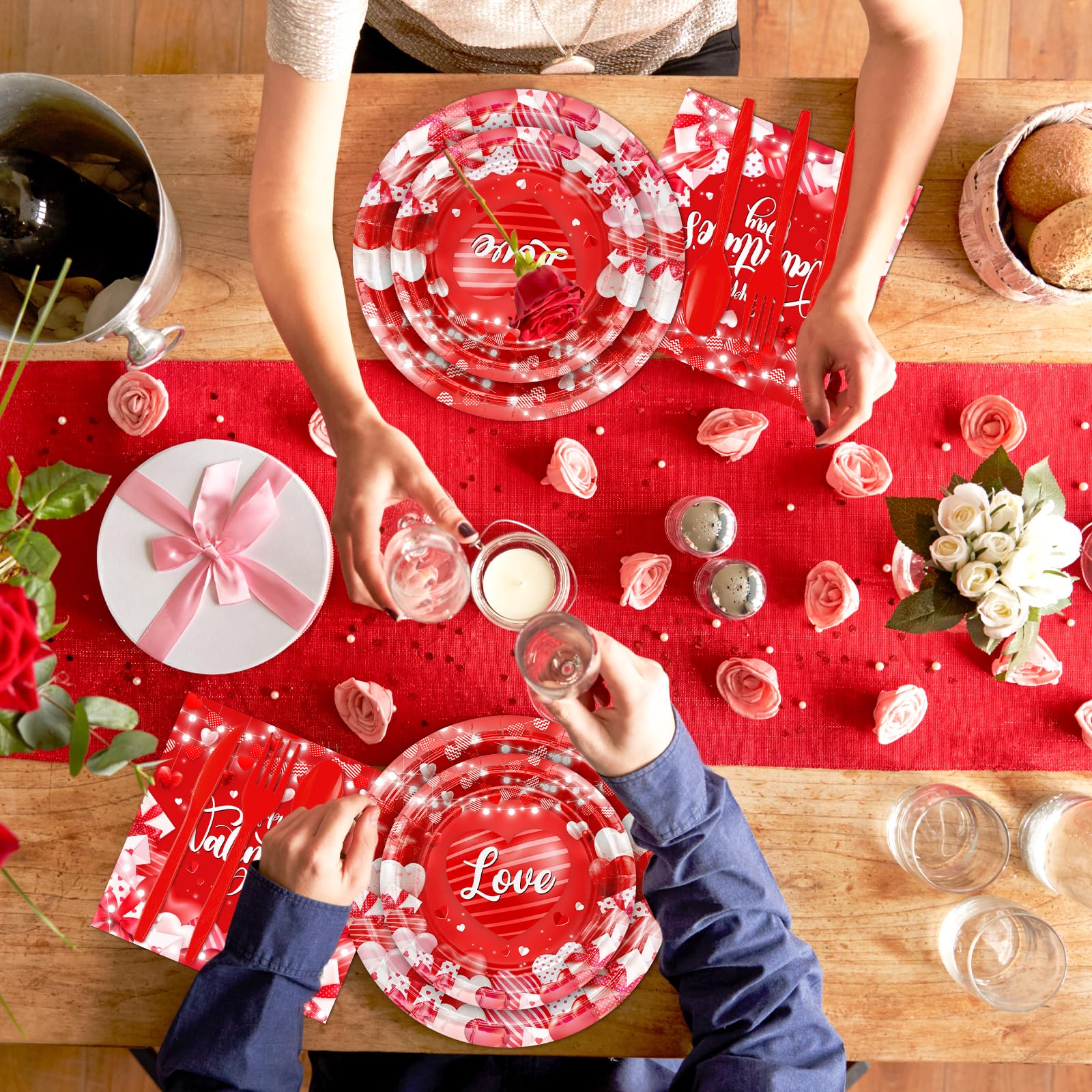 Lecheme valentines cups sturdy, kid-friendly serving for gatherings