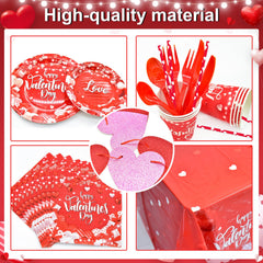 Lecheme valentines napkins unfolded 12.99x12.99 inches for generous coverage