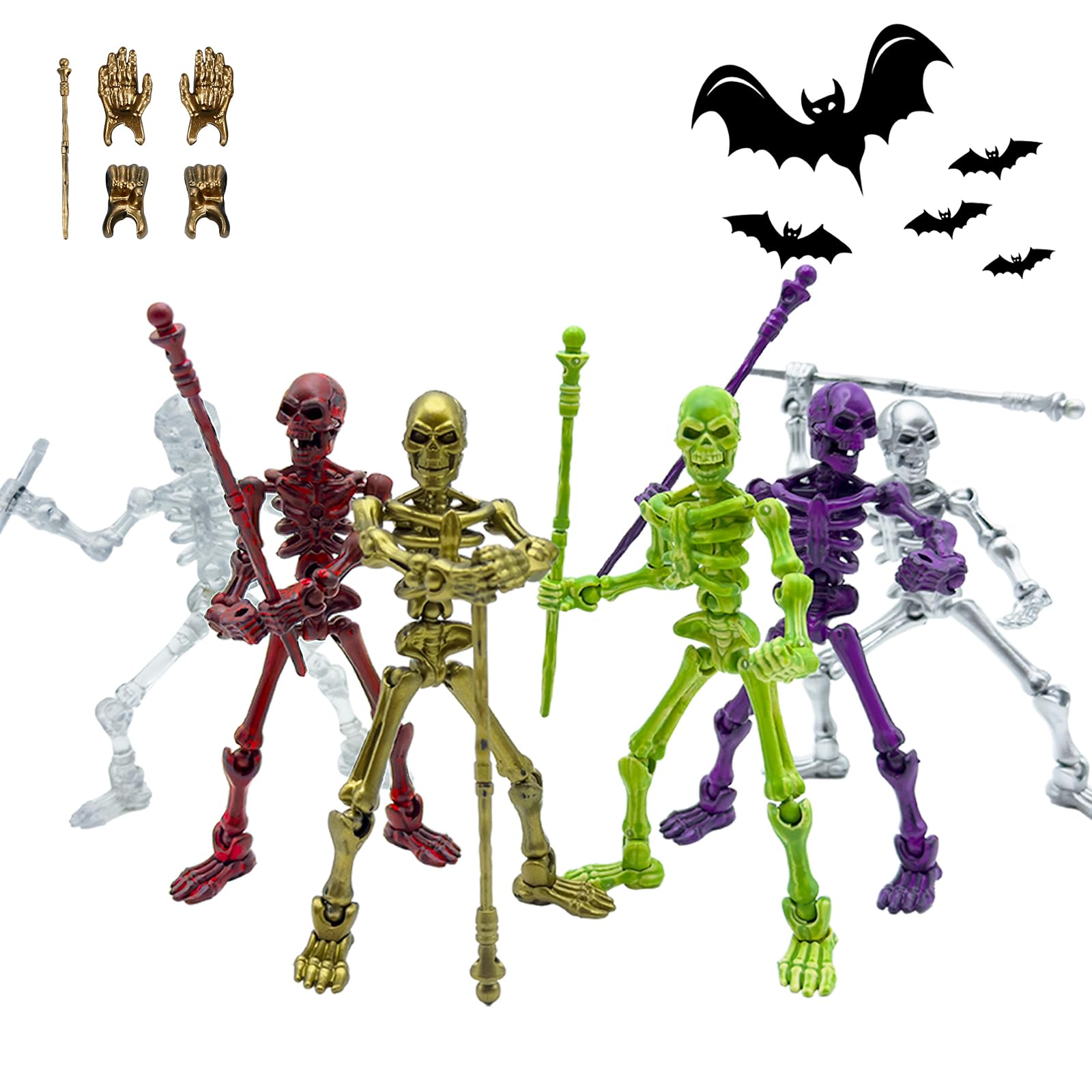 Lechonix T13 skeleton figure pack offers versatile poses for display and play