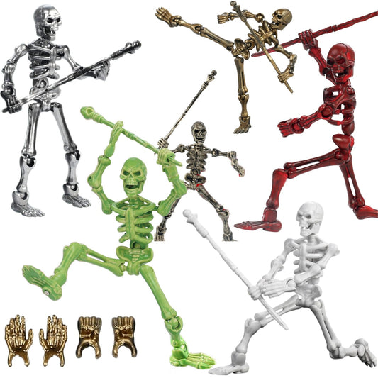 Lechonix T13 skeleton figure with multi-jointed poses for dynamic play