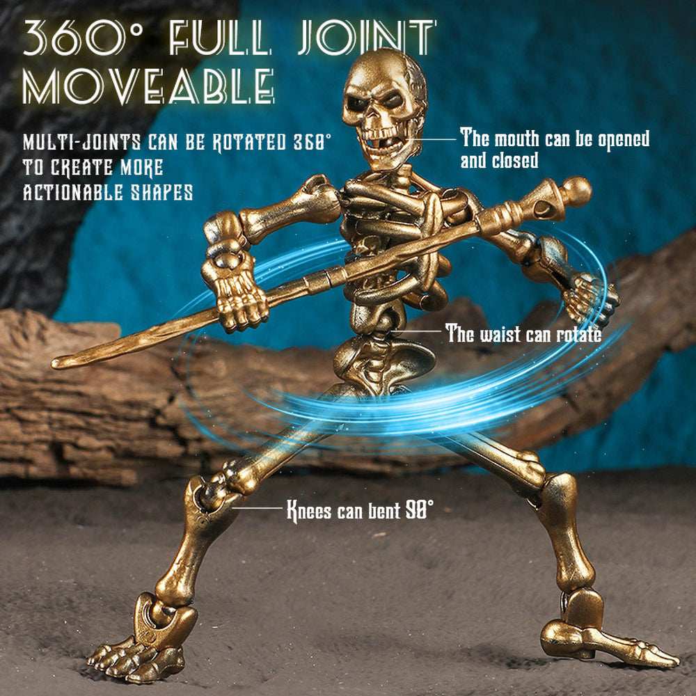Lechonix T13 Titan 13 mini skeleton with scepter for display