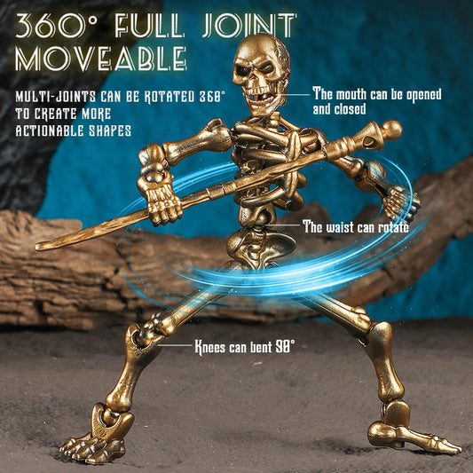 Lechonix T13 Titan 13 mini skeleton with scepter for display