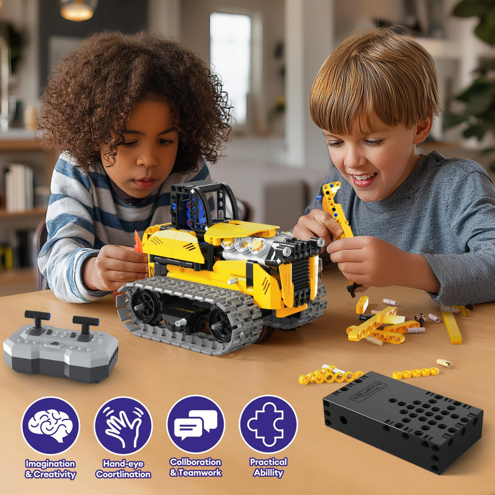 LECPOP all-terrain vehicle model assembled for outdoor play.