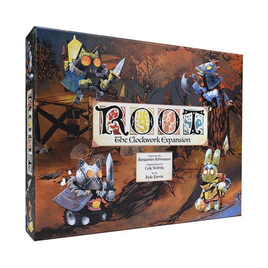 Leder Games Root Clockwork Expansion setup ready to play and explore new automata.