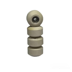 LEEFAI Pro fingerboard wheels side view with 65d ceramic for smooth outdoor use.