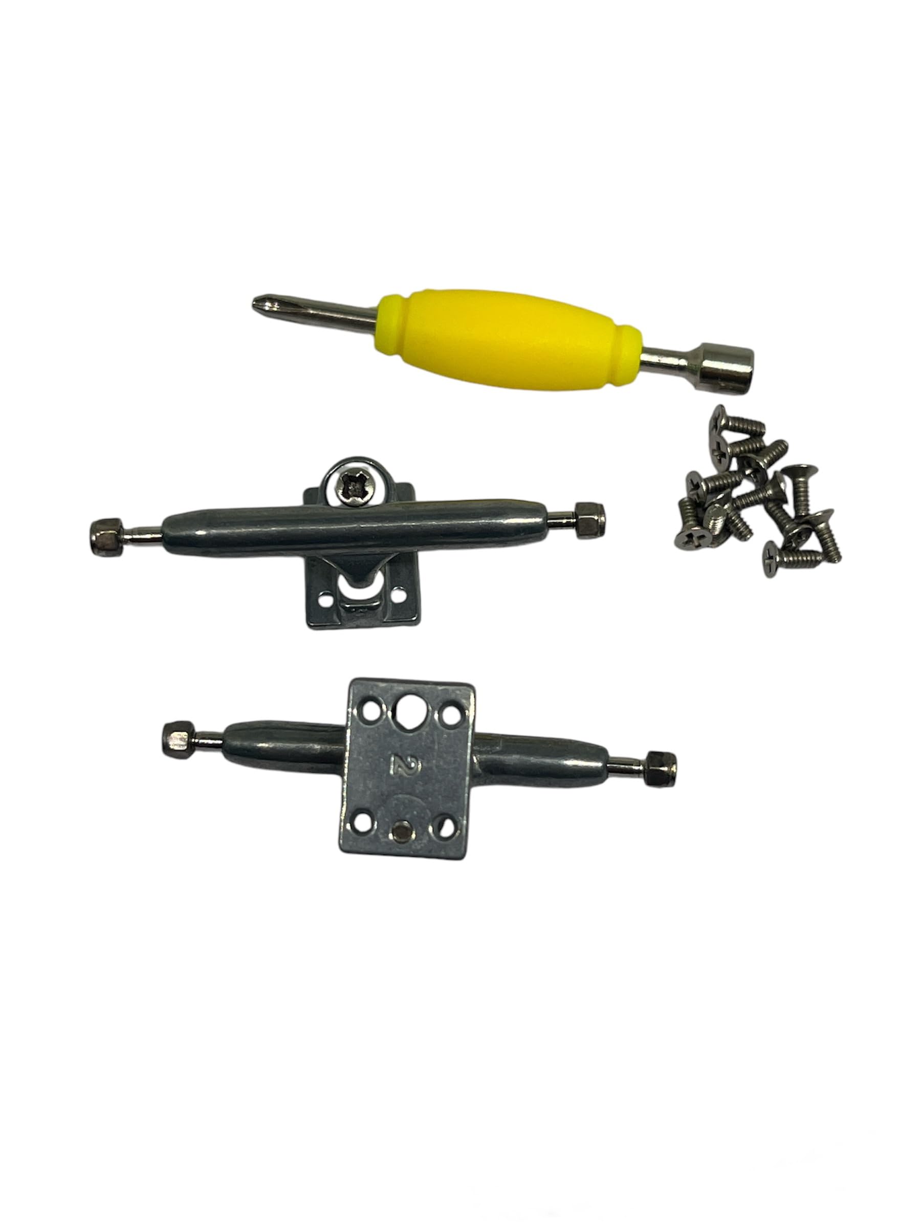 LEEFAI Pro 36mm raw metal trucks suitable for larger boards.