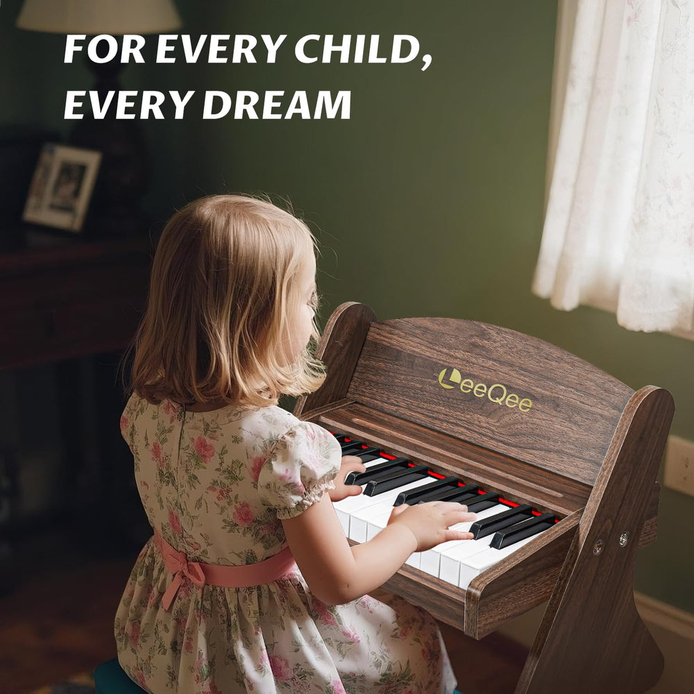 LeeQee kid-friendly wood instrument supports imaginative play and basic rhythm exploration.