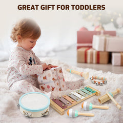 LeeQee wooden instruments make a thoughtful baby gift for birthdays.