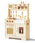 Leeshyah Play Kitchen interactive panel enhances imaginative play and sensory exploration