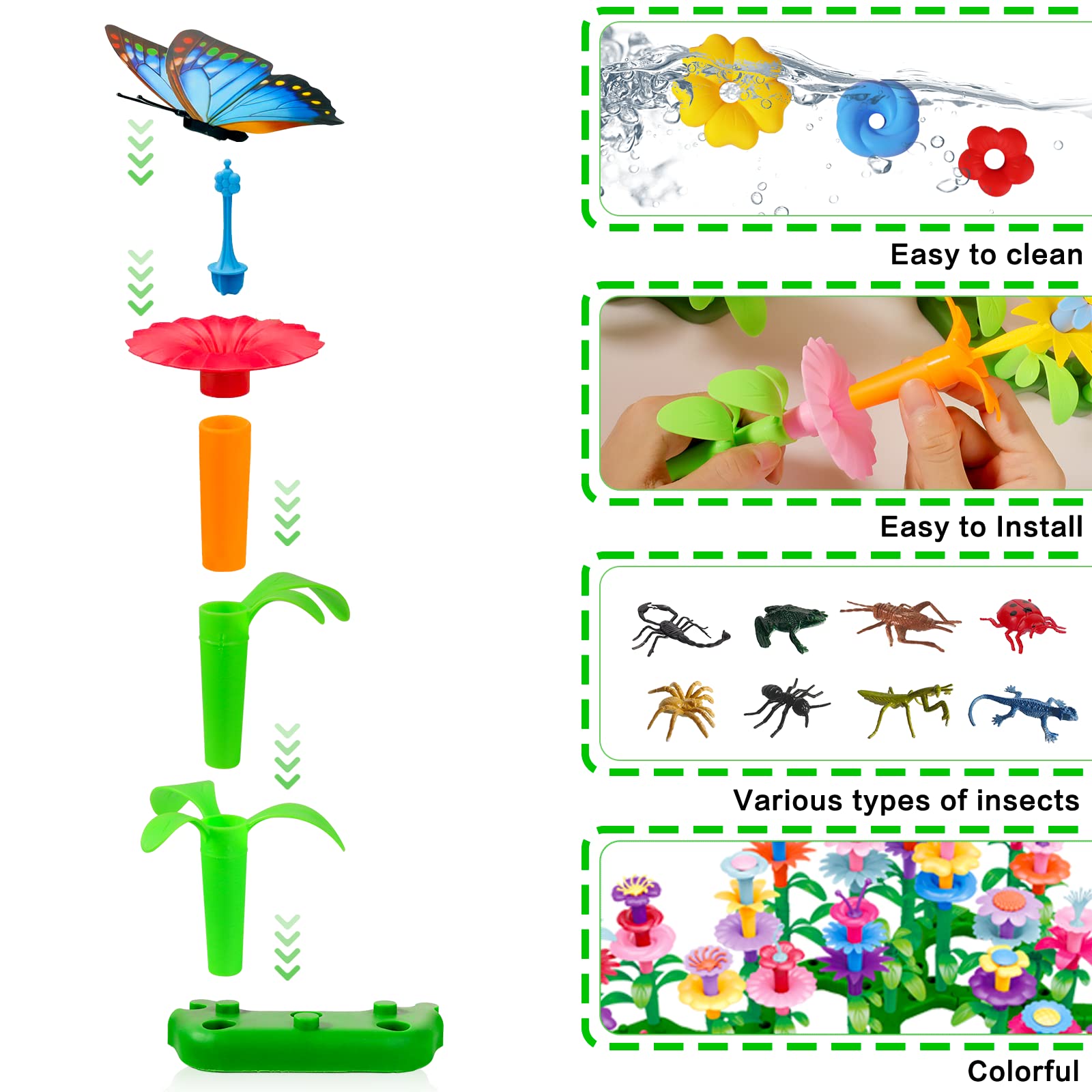Leetous carrying case keeps pieces organized for on-the-go gardening fun.