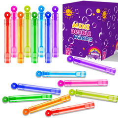 Leetous neon mini bubbles with donut designs for festive party favors at birthdays
