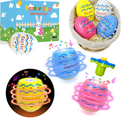 Leetous Easter light-up spinning top pink, ready for festive play and party favors.