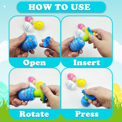 Leetous Easter hunt supplies boost outdoor fun with interactive tops.