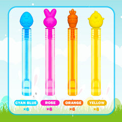 Leetous Easter mini bubbles carrot-wands create a colorful holiday scene