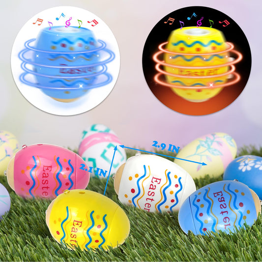 Leetous Easter spinner lights energize hunts with colorful motion and music.