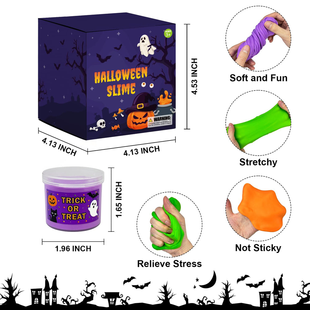 Leetous slime favors suit Halloween parties, pinatas, and boo baskets for festive fun.
