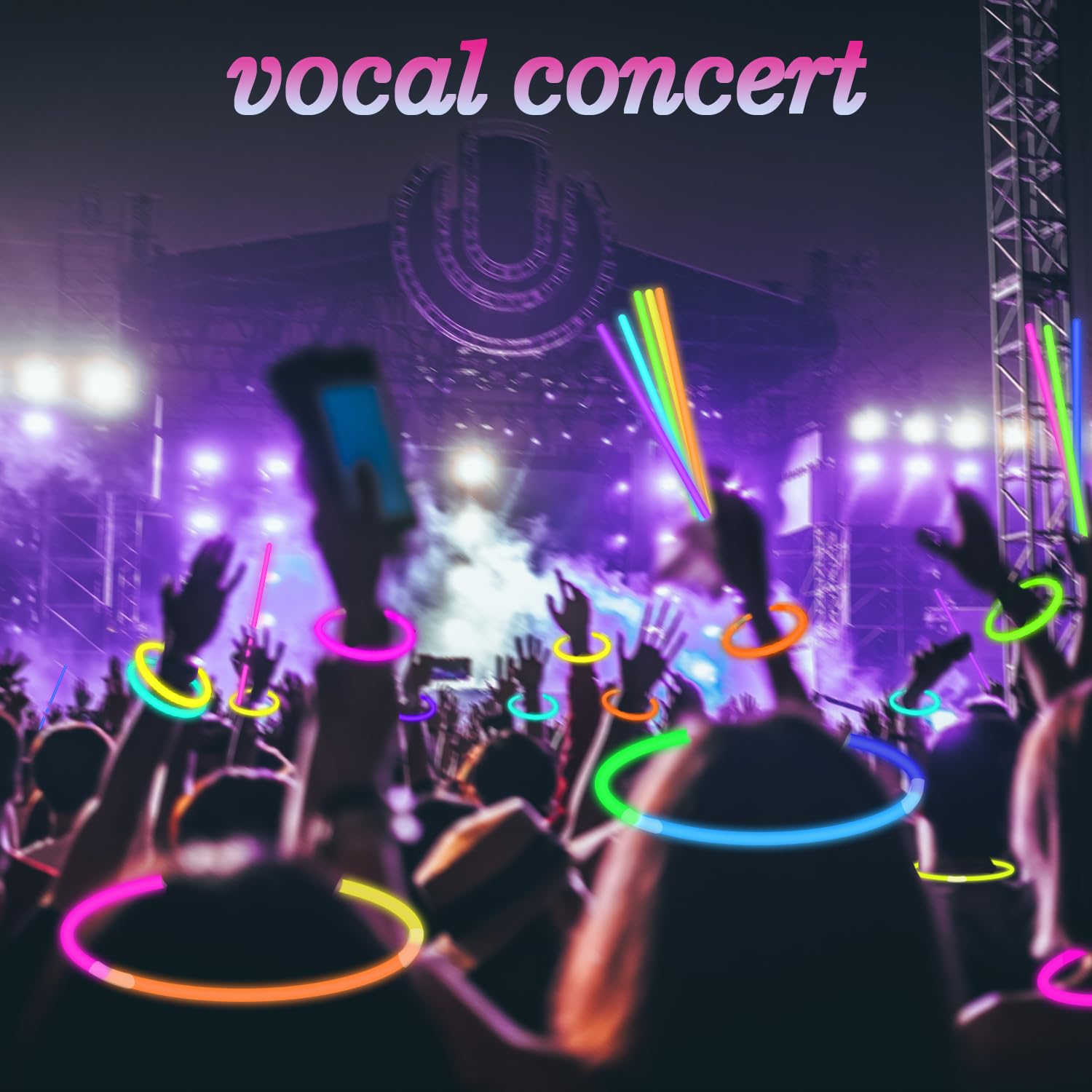 Leetous waterproof and non-toxic glow sticks safety features