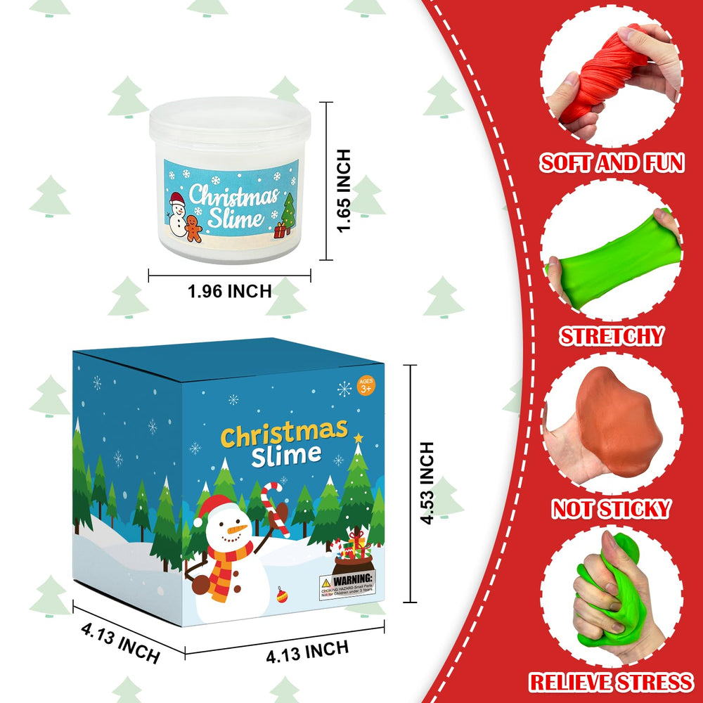 Leetous slime used as a holiday party favor and classroom decor option