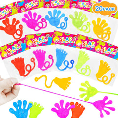Leetous sticky hands red image for party favors and kid-safe play.