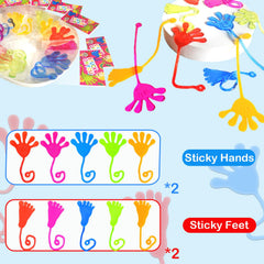 Leetous sticky hands rose image showing classroom-friendly fun without candy.