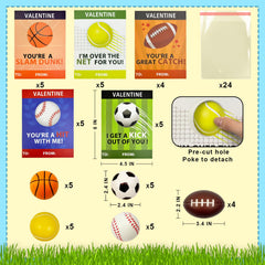 Leetous Valentine exchange cards with five designs for interactive gift-giving.