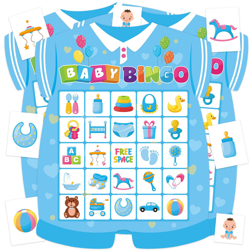 Leezead baby shower bingo cards for parties, quick group fun for large gatherings