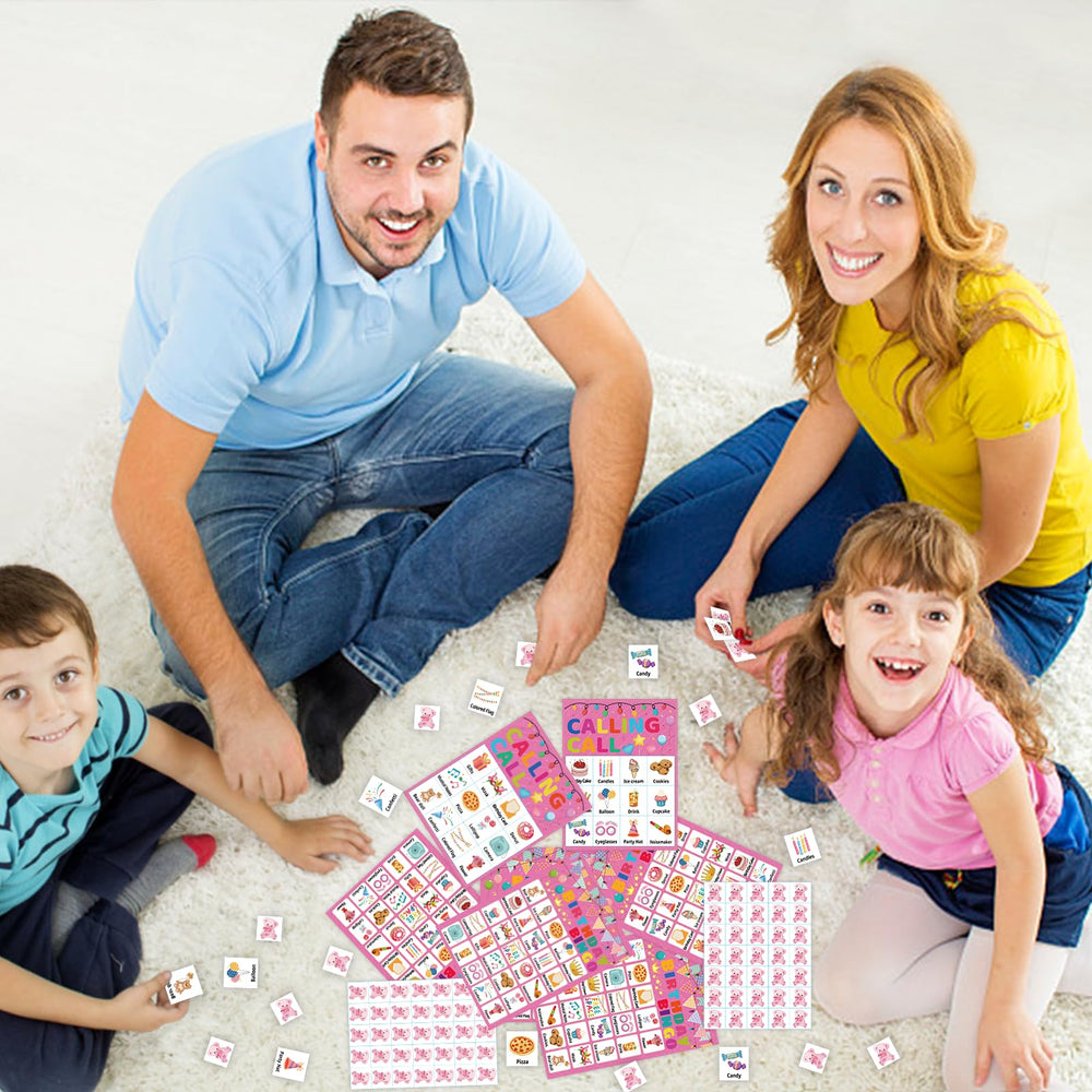 Leezead packaging image shows complete party set for up to 24 players.