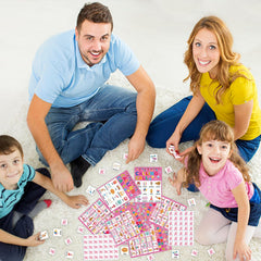 Leezead packaging image shows complete party set for up to 24 players.