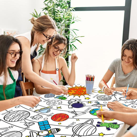 Leezead space design featuring solar system for collaborative art activity