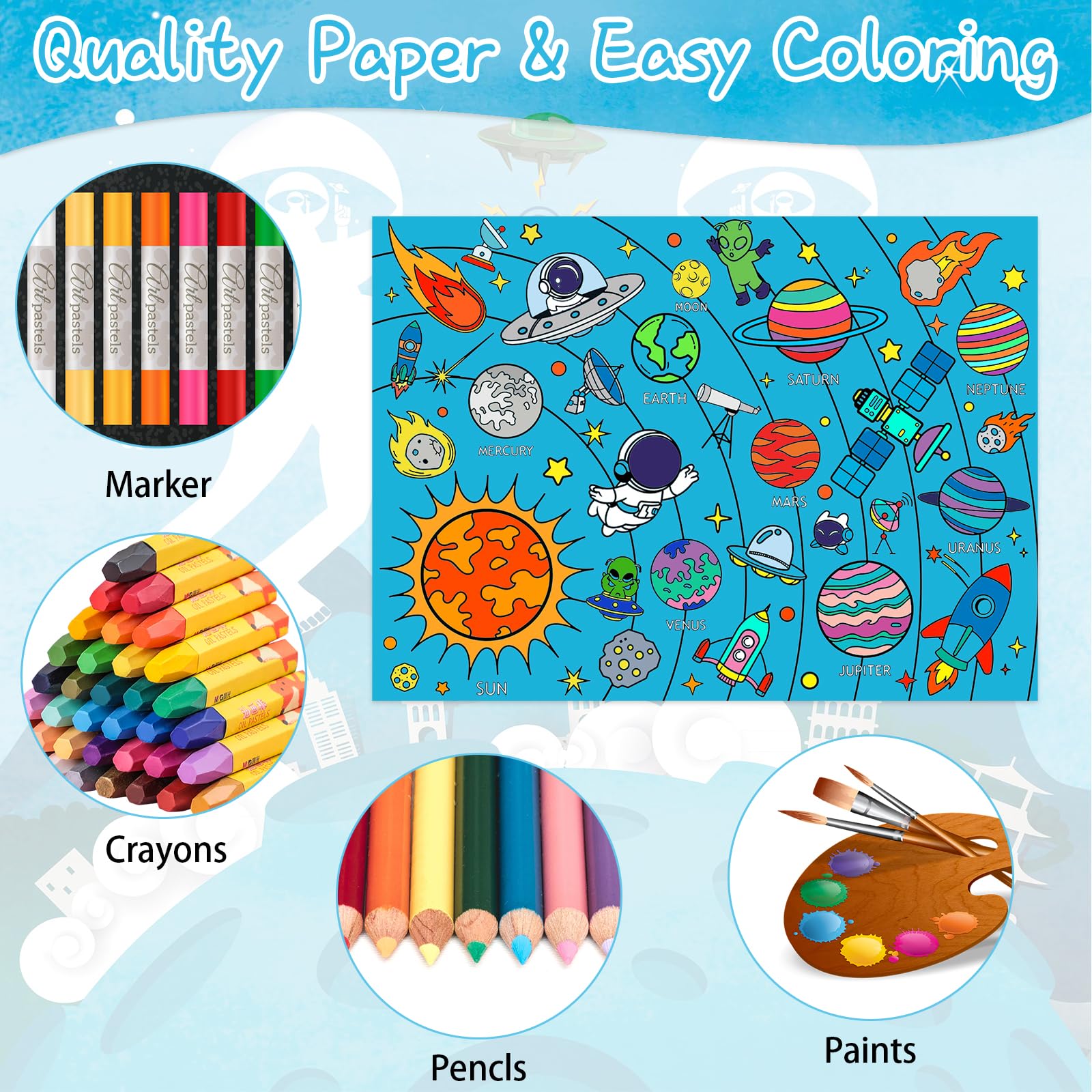 Leezead poster used as wall backdrop for classroom or home