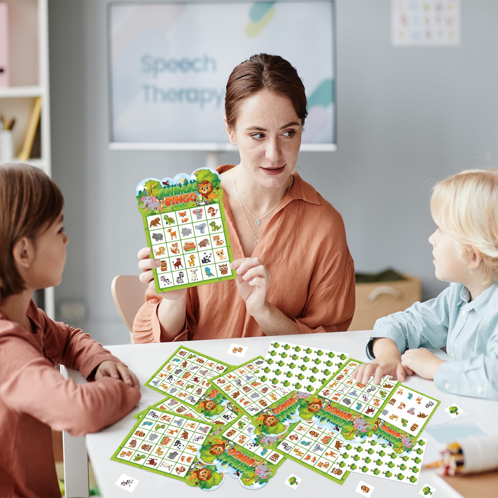 Leezead perforated cards allow easy tearing for quick handouts.